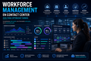 Omnis Contact Center CX 2 Workforce Management en Contact Center aplicado a la planificación inteligente de agentes