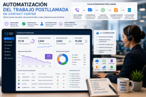 Automatización del trabajo postllamada en Contact Center